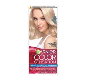 Garnier Color Sensation rozjaśniająca farba do włosów 111 Srebrny Superjasny Blond