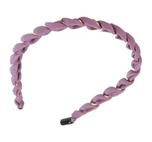 eCarla pleciona opaska do włosów O438WRZ Fioletowa