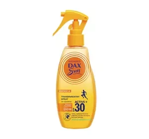 Dax Sun Active+ transparentny spray do opalania SPF30 200 ml