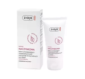 Ziaja Med Kuracja Naczynkowa krem zmniejszający nadreaktywność na dzień SPF6 rozszerzone naczynka 50 ml