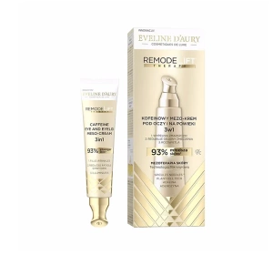 Eveline Cosmetics D’Aury RemodeLift Therapy kofeinowy mezo-krem pod oczy i na powieki 3w1 15 ml