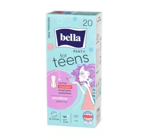 Bella For Teens Sensitive wkładki higieniczne 20 sztuk
