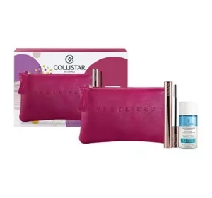 Collistar tusz do rzęs 11 ml + płyn do demakijażu 35 ml + kosmetyczka The Bridge