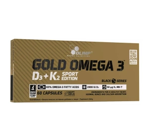 Olimp Gold Omega 3 Sport Edition suplement diety dla sportowców 60 kapsułek