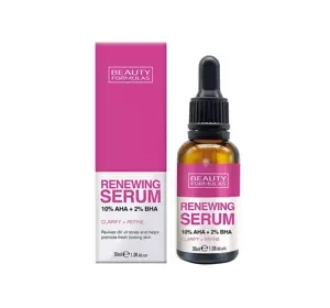 Beauty Formulas odnawiające serum z kwasami do twarzy 30 ml