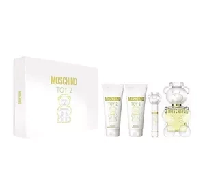 Moschino Toy 2 woda perfumowana spray 100 ml + 10 ml + balsam do ciała 100 ml + żel pod prysznic 100 ml