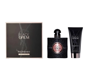 Yves Saint Laurent Black Opium woda perfumowana spray 50 ml + balsam do ciała 50 ml