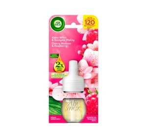Air Wick elektryczny odświeżacz powietrza wkład Kwiat Wiśni & Soczyste Maliny 19 ml