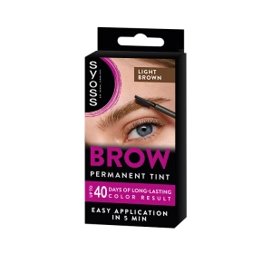 Syoss Brow zestaw do permanentnego koloryzowania brwi Jasny Brąz