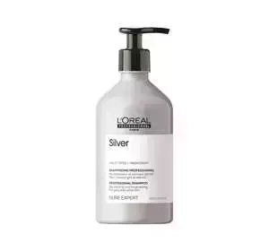 L'Oréal Professionnel Serie Expert Silver neutralizujący szampon do włosów siwych lub mocno rozjaśnionych 500 ml