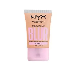 NYX Professional Makeup Bare With Me Blur wygładzający podkład do twarzy 05 Vanilla 30 ml