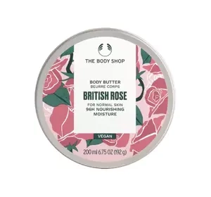 The Body Shop Instant Glow body butter British Rose masło do ciała 200ml
