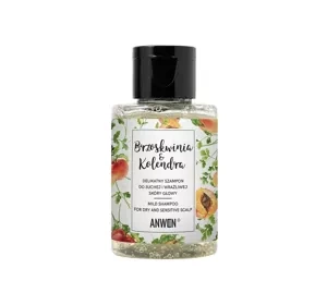 Anwen Brzoskwinia&Kolendra szampon do suchej i wrażliwej skóry głowy 50 ml