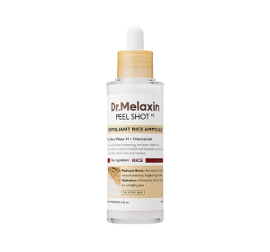 Dr.Melaxin Peel Shot Exfoliating White Rice Ampoule delikatnie złuszczająca ampułka z ekstraktem z białego ryżu 80 ml