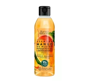 Barwa Naturalna szampon do włosów puszących się i zniszczonych Mango 300 ml