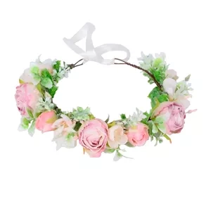 eCarla wianek do włosów ze sztucznych kwiatów W103