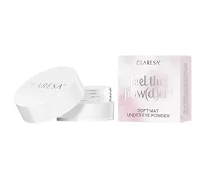 Claresa Feel The Pow(d)er sypki puder pod oczy 01 White 6 g