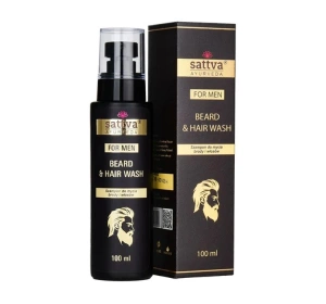 Sattva Ayurveda For Men szampon do mycia brody i włosów 100 ml