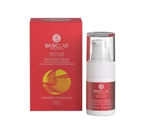 BasicLab Esteticus emulsyjne serum do twarzy z 0,3% czystego retinolu na noc 15 ml