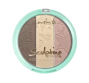 Lovely Sculpting paleta pudrów do konturowania twarzy 1 15 g