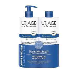 Uriage Xemose kojący olejek w kremie do bardzo suchej skóry 2 x 500 ml