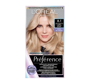 L’Oréal Paris Préférence farba do włosów 8.1 Jasny Popielaty Blond