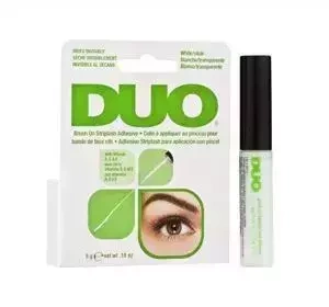 Ardell Duo Brush On klej do sztucznych rzęs White Clear 5 g