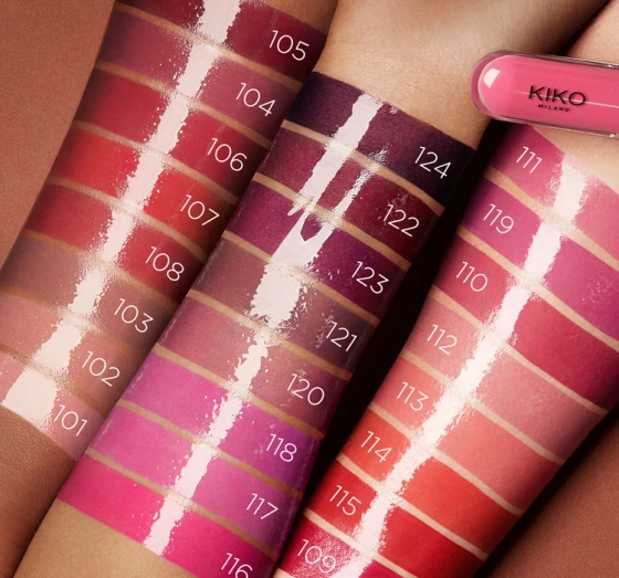   KIKO Milano Unlimited Double Touch dwuetapowa pomadka w płynie 104 Sangria 2x3ml