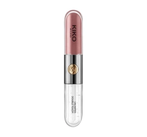   KIKO Milano Unlimited Double Touch dwuetapowa pomadka w płynie 120 Rosy Mauve 2x3ml