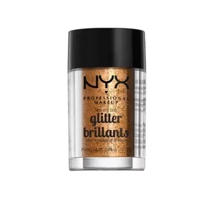 NYX Professional Makeup Glitter Brillants brokat do twarzy i ciała 08 Brown 2,5 g