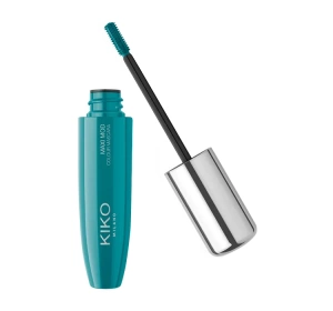 KIKO Milano Maxi Mod Colour Mascara kolorowy tusz do rzęs 04 Metallic Green 12ml