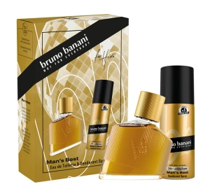 Bruno Banani Man's Best woda toaletowa spray 30 ml + dezodorant spray 50 ml