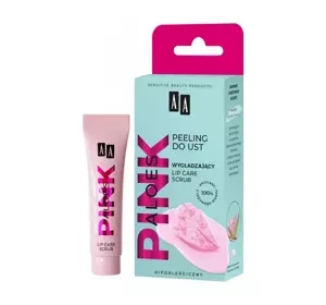 AA PINK ALOES WYGŁĄDZAJĄCY PEELING DO UST 10G