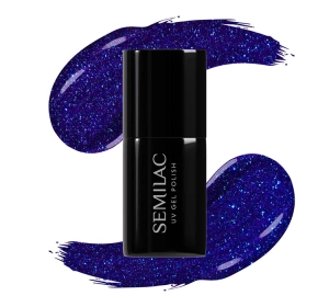 Semilac Ocean Dream lakier hybrydowy 087 Glitter Indigo 7 ml