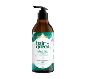 Hair Queen wegański szampon do skóry głowy i włosów niskoporowatych 400 ml