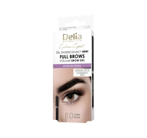 Delia Cosmetics Eyebrow Expert żel zagęszczający brwi 1.0 Czarny 7 ml