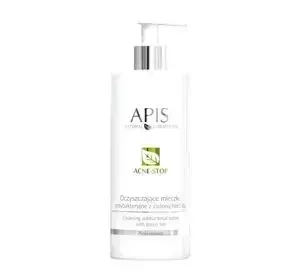 Apis Acne Stop oczyszczające mleczko antybakteryjne z zieloną herbatą 500 ml