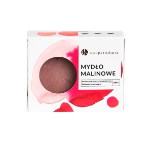Opcja Natura naturalne mydło malinowe w kostce 100 g
