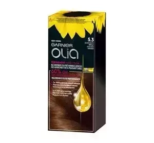 Garnier Olia trwała farba do włosów bez amoniaku 5.3 Złocisty Brąz