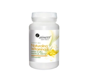 Aliness suplement diety Naturalna Witamina E 100 tabletek