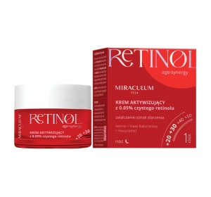 Miraculum Retinol Age-Synergy aktywizujący krem do twarzy na noc z 0,05% czystego retinolu 50 ml