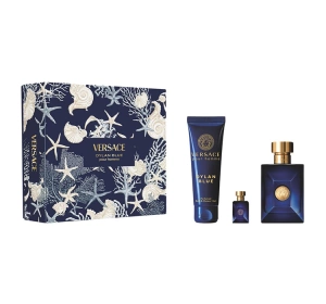 Versace Dylan Blue Pour Homme woda toaletowa spray 100 ml + 5 ml + żel pod prysznic 150 ml