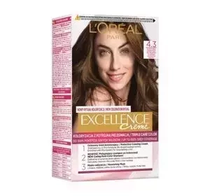 L'Oréal Paris Excellence Créme farba do włosów 4.3 Złocisty brąz