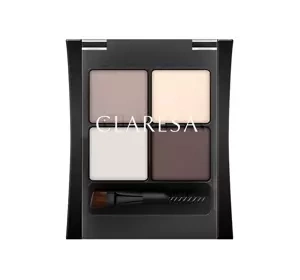 Claresa Pimp My Brow zestaw do stylizacji brwi 01 Soft Brown 4 g