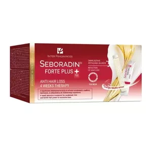 Seboradin Forte Plus intensywna kuracja do włosów wypadających 24 x 5,5 ml + 24 g