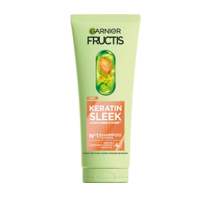 Garnier Fructis Keratin Sleek szampon do włosów suchych i puszących się 200 ml