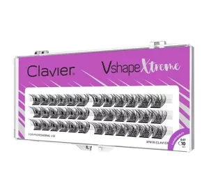 Clavier Vshape Xtreme kępki rzęs skręt C 10 mm