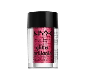 NYX Professional Makeup Glitter Brillants brokat do twarzy i ciała 09 Red 2,5 g