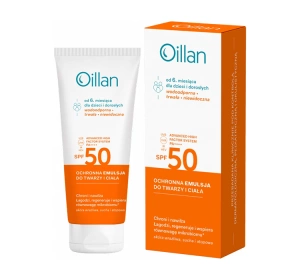 Oillan emulsja ochronna do twarzy i ciała SPF50+ 100 ml