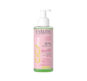 Eveline Cosmetics CICA Skin kojący żel-olejek do mycia twarzy 145 ml